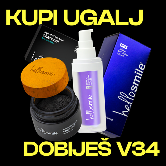 Kupi Aktivni Ugalj, Dobiješ V34 Serum! - Aktivni Ugalj + V34 Serum